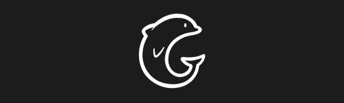 G brush stroke preview from Animals Font for Procreate