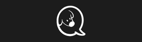 Q brush stroke preview from Animals Font for Procreate