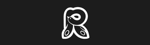 R brush stroke preview from Animals Font for Procreate