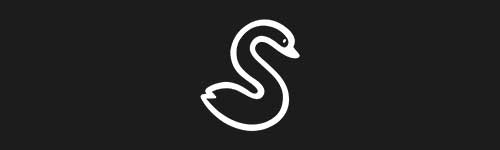 S brush stroke preview from Animals Font for Procreate