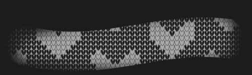Tiny Hearts brush stroke preview from Knitting Textures for Procreate