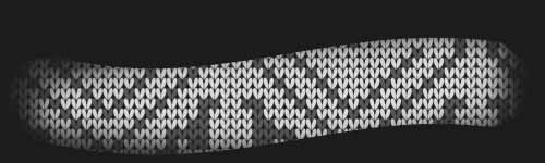 Diamond Snitch brush stroke preview from Knitting Textures for Procreate