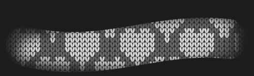Loving Knit brush stroke preview from Knitting Textures for Procreate