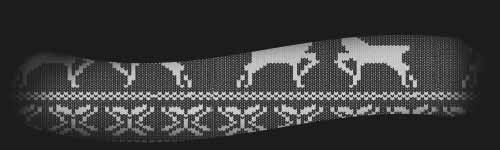 Nordic Knit brush stroke preview from Knitting Textures for Procreate