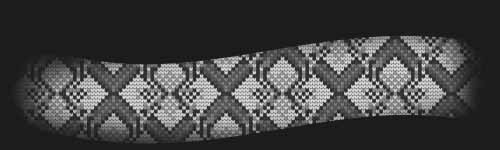 Bold Diamonds brush stroke preview from Knitting Textures for Procreate