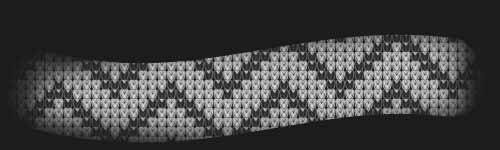 Zigzag Knit brush stroke preview from Knitting Textures for Procreate