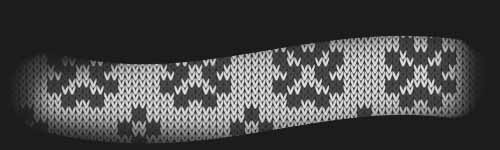 Snowflake Stitch brush stroke preview from Knitting Textures for Procreate