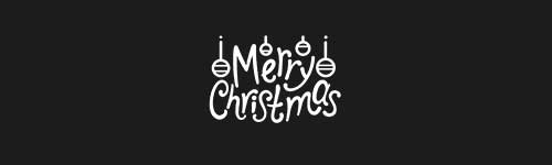 Merry Christmas brush stroke preview from Christmas Magic for Procreate