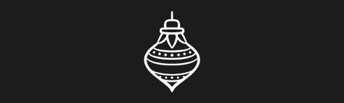 Twinkle Bauble brush stroke preview from Christmas Magic for Procreate