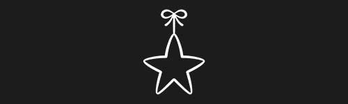 Star Ornament brush stroke preview from Christmas Magic for Procreate