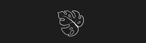 Tropical Leaf brush stroke preview from Botanical Stamps for Procreate