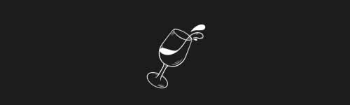 Wine Goblet brush stroke preview from Tattoo Art for Procreate
