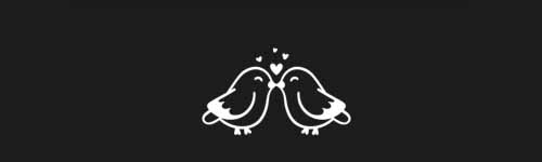 Sweet Doves brush stroke preview from Valentine Vibes for Procreate