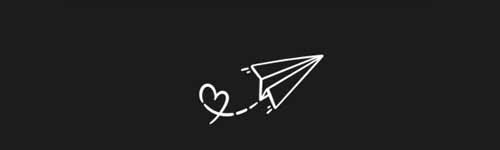 Paper Heart brush stroke preview from Valentine Vibes for Procreate