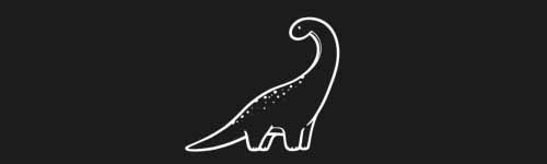 Neck Titan brush stroke preview from Funny Dinos for Procreate