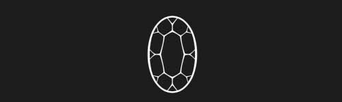 Oval Light brush stroke preview from Crystal Gems for Procreate