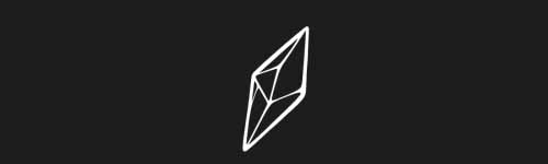 Angled Shard brush stroke preview from Crystal Gems for Procreate