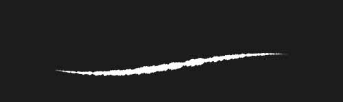 Dense Ink brush stroke preview from Ink Essence for Procreate