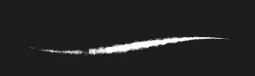 Thin Grain brush stroke preview from Ink Essence for Procreate