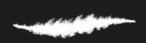 Needle Edge brush stroke preview from Ink Essence for Procreate