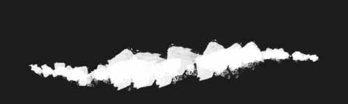 Block Scratch brush stroke preview from Ink Essence for Procreate