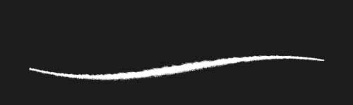 Fluffy Line brush stroke preview from Ink Essence for Procreate
