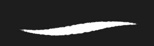 Blot Edge brush stroke preview from Ink Essence for Procreate