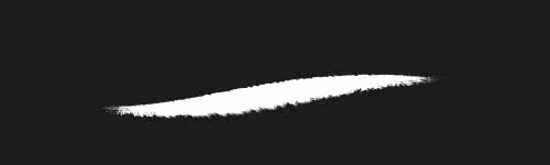 Blurred Ink brush stroke preview from Ink Essence for Procreate