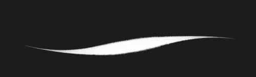 Flex Calli brush stroke preview from Ink Essence for Procreate