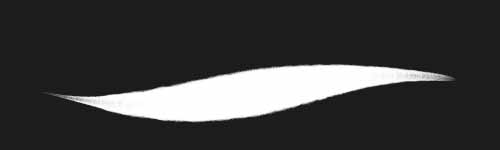Gel Stroke brush stroke preview from Ink Essence for Procreate