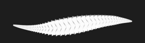 Stem Flow brush stroke preview from Floral Dance for Procreate