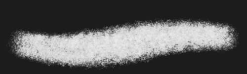 Soft Shades brush stroke preview from Chalk Charm for Procreate