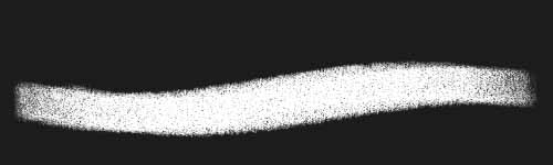 Velvet Shade brush stroke preview from Leaf Voyage for Procreate