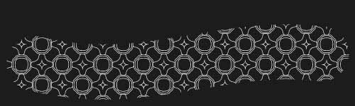 Horizon Links brush stroke preview from Boundless Patterns for Procreate