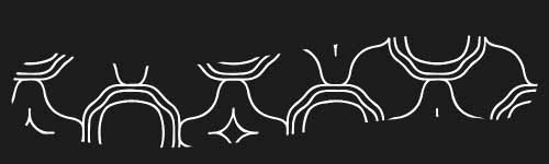 Mystic Sigil brush stroke preview from Boundless Patterns for Procreate