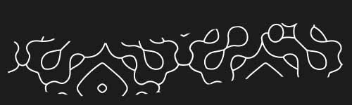 Shadow Loom brush stroke preview from Boundless Patterns for Procreate