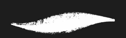 Leaf Spill brush stroke preview from Water Veil for Procreate
