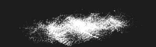 Haze Flicker brush stroke preview from Moon Gloss for Procreate