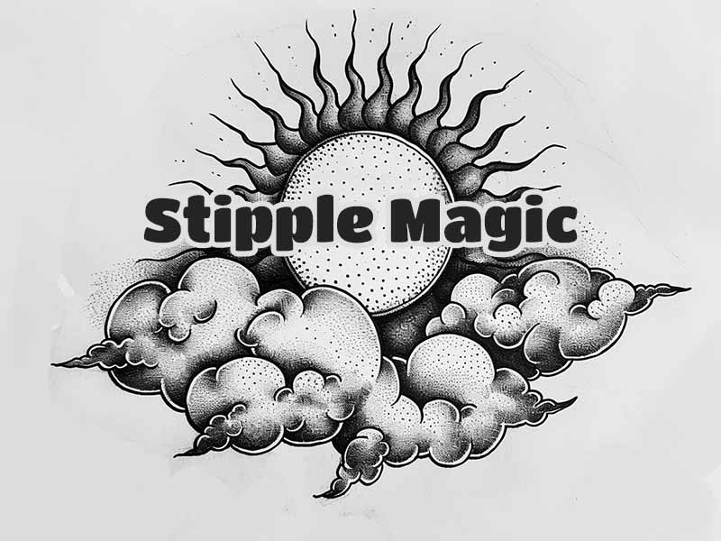 Stipple Magic Procreate brush pack preview