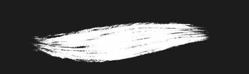 Thick Canvas brush stroke preview from Lush Oils for Procreate