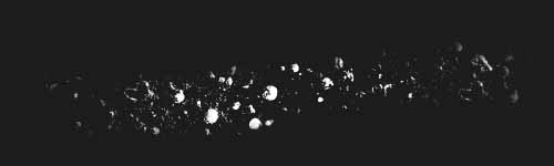 Snare Dust brush stroke preview from Echo Spell for Procreate