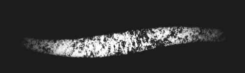 Spoon Dust brush stroke preview from Crayon Kingdom for Procreate