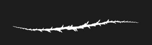 Thorn Bite brush stroke preview from Mortal Thicket for Procreate