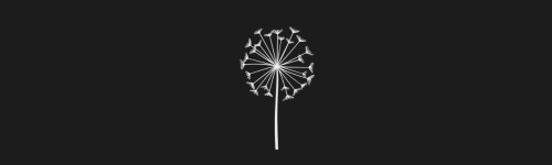 Dandelion brush stroke preview from Flower Stamps Vol.3 for Procreate