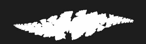 Feral Bloom brush stroke preview from Mortal Thicket for Procreate