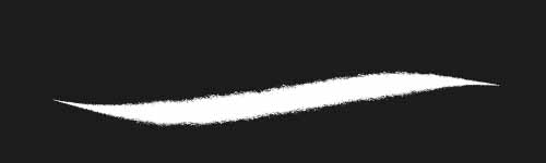 Smoke Script brush stroke preview from Phantom Ink for Procreate