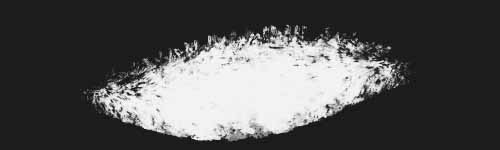 Brume Nest brush stroke preview from Gouache Relic for Procreate