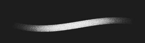 Mica Whirl brush stroke preview from Glowing Calligraphy for Procreate