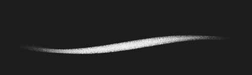 Zircon Line brush stroke preview from Glowing Calligraphy for Procreate