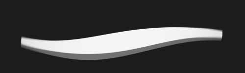 Flat Prism brush stroke preview from 3D Strokes for Procreate